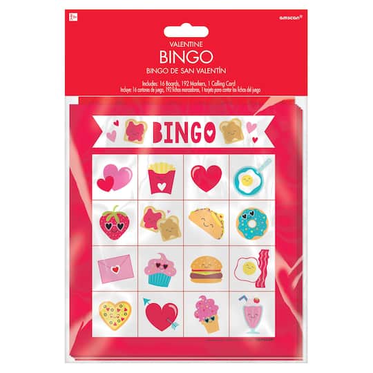 Valentine&#x27;s Day Character Bingo Game